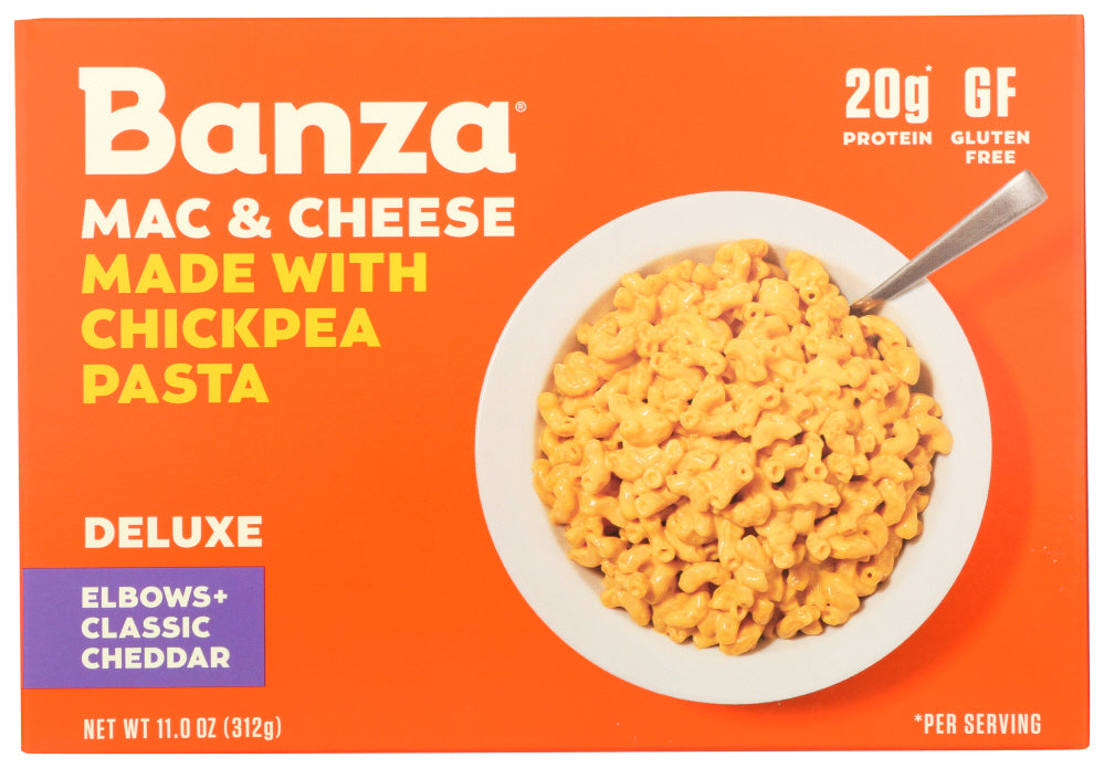 BANZA: Deluxe Cheddar Mac And Cheese, 11 oz