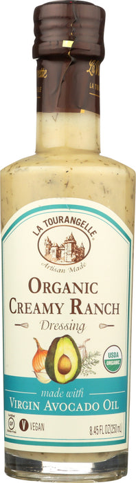 LA TOURANGELLE: Organic Creamy Ranch Dressing, 8.45 oz