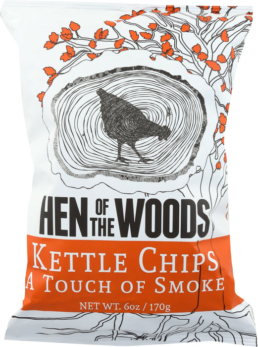 HEN OF THE WOODS: Chips A Touch Of Smoke, 6 oz