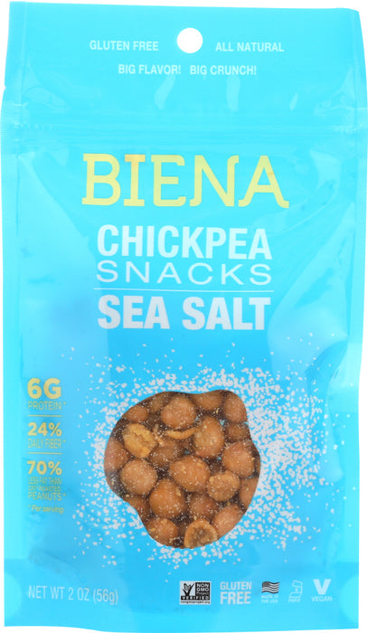 BIENA: Chickpea Snacks Sea Salt, 2 oz