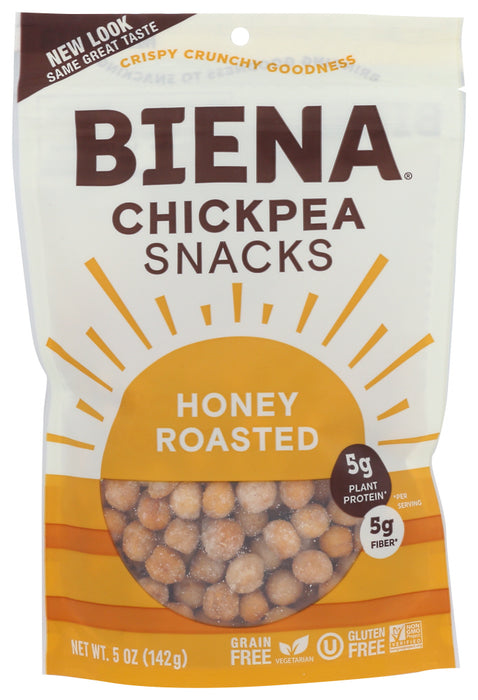 BIENA: Honey Roasted Chickpea Snacks, 5 oz