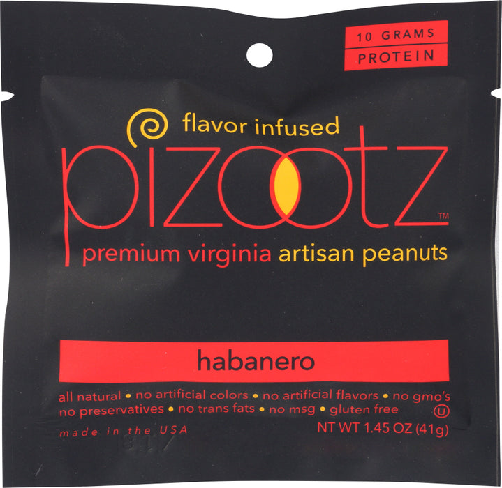 PIZOOTZ FLAVOR INFUSED: Peanut Habanero Infused, 1.45 oz
