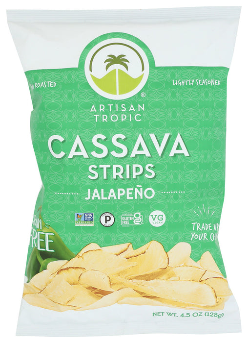 ARTISAN TROPIC: Jalapeno Cassava Strips, 4.5 oz