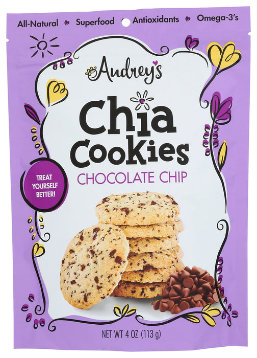 AUDREYS: Cookie Chia Choc Chip, 4 oz