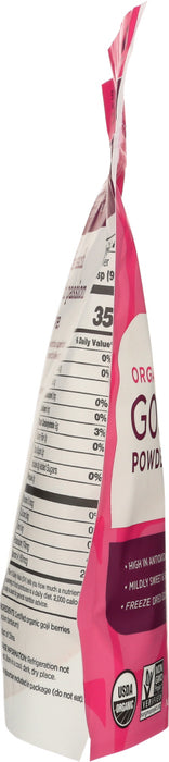 NAVITAS: Goji Dried Powder Organic, 8 oz