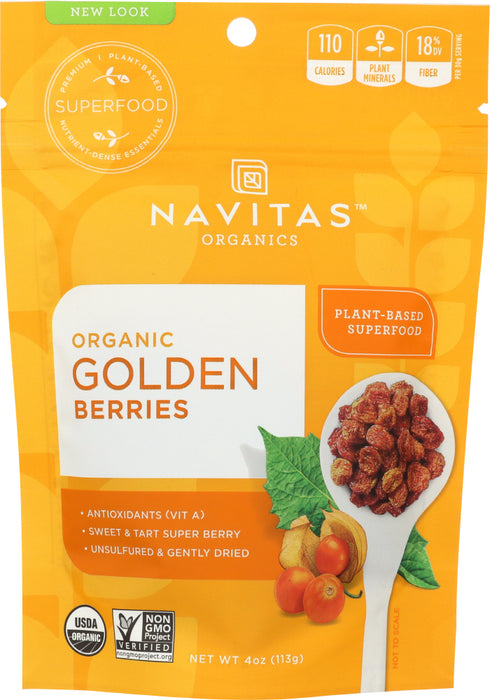 NAVITAS: Golden Berries Organic, 4 oz