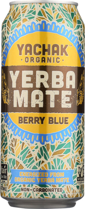 YACHAK ORGANIC: Berry Blue Tea, 16 fl oz