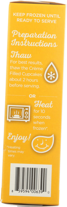 KATZ: Cupcakes Lemon Creme Gluten Free, 7 oz
