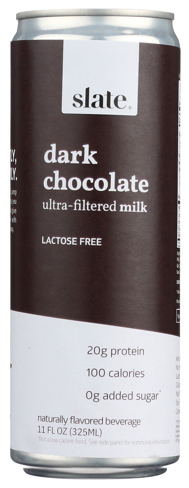 SLATE: Lactose Free Dark Chocolate Ultra Filtered Milk, 11 oz