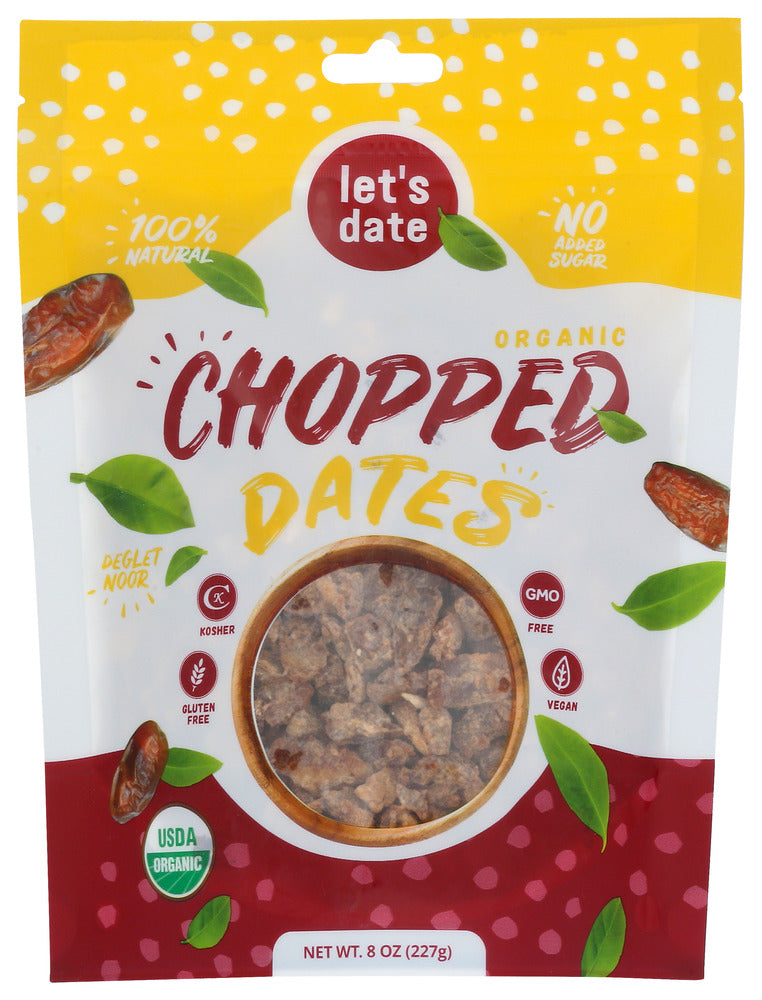 LETS DATE: Chopped Dates, 8 oz