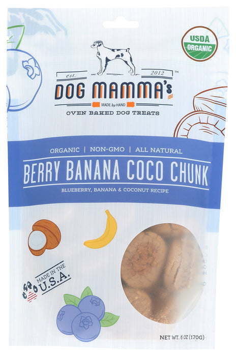 DOG MAMMAS: Organic Berry Banana Coco Chunk, 6 oz