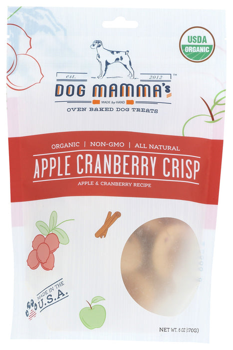 DOG MAMMAS: Organic Apple Cranberry Crisp, 6 oz