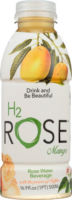 H2ROSE: Water Rose Mango, 16.9 fo