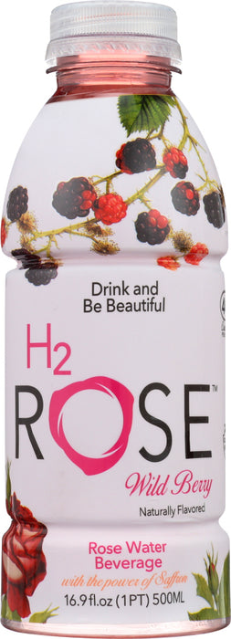 H2ROSE: Wild Berry Rose Water Beverage, 16.9 fl oz