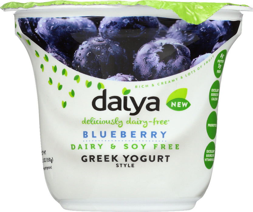 DAIYA: Blueberry Greek Yogurt Alternative, 5.3 oz