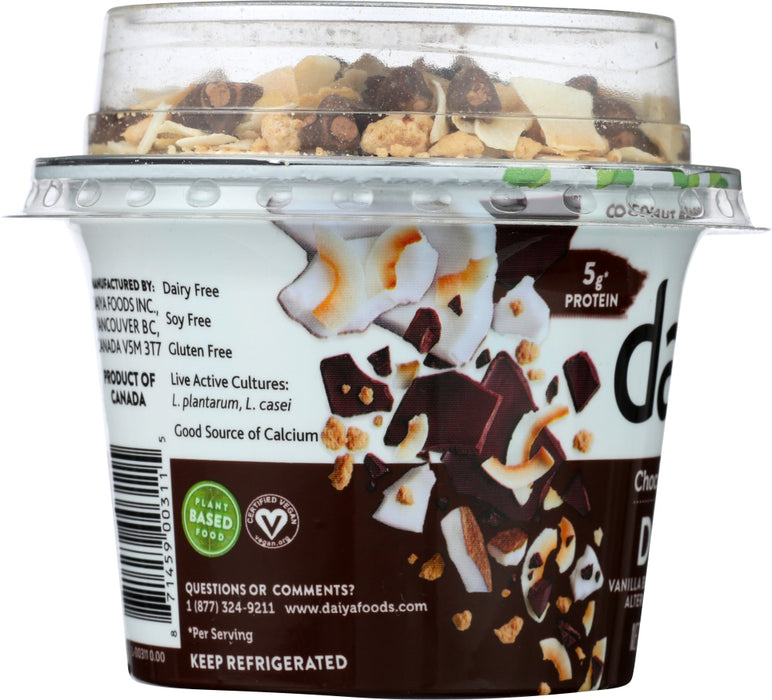 DAIYA: Duets Chocolate Coconut Yogurt Alternative & Toppings, 5.1 oz