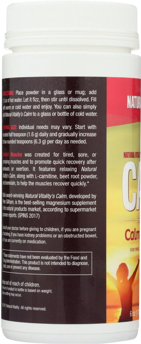 NATURAL VITALITY: Calmful Muscle Supplement, 6 oz