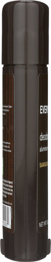 EVERY MAN JACK: Sandalwood Deodorant Stick, 3 oz - No Brand For Less