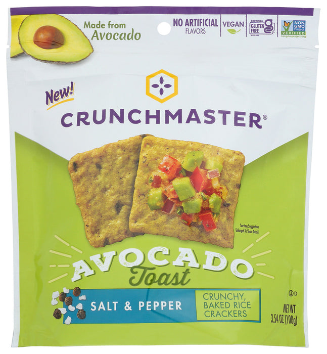 CRUNCHMASTER: Cracker Avocado Toast S&P, 3.54 oz