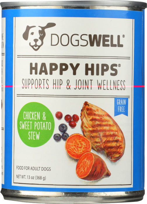 DOGSWELL: Happy Hips Dog Food Chicken and Sweet Potato, 13 oz