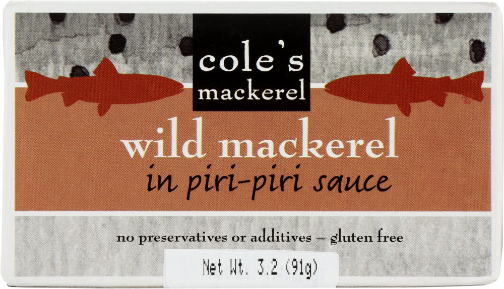 COLES: Mackerel Piripiri, 3.2 oz
