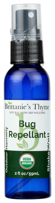 BRITTANIES THYME: Organic Bug Repellent, 2 fo