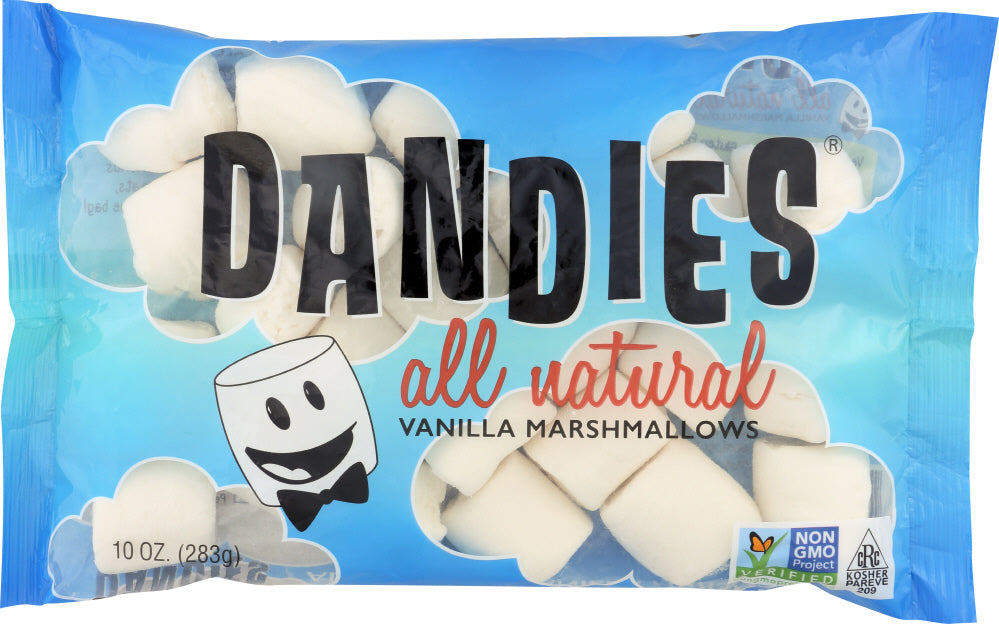 DANDIES: Air-Puffed Marshmallows Classic Vanilla Flavor, 10 oz - No Brand For Less 