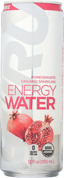 GURU: Water Sparkle Energy Pomegranate Organic, 12 oz - No Brand For Less 