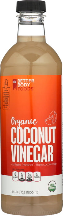 BETTERBODY: Vinegar Coconut Organic, 16.9 fo