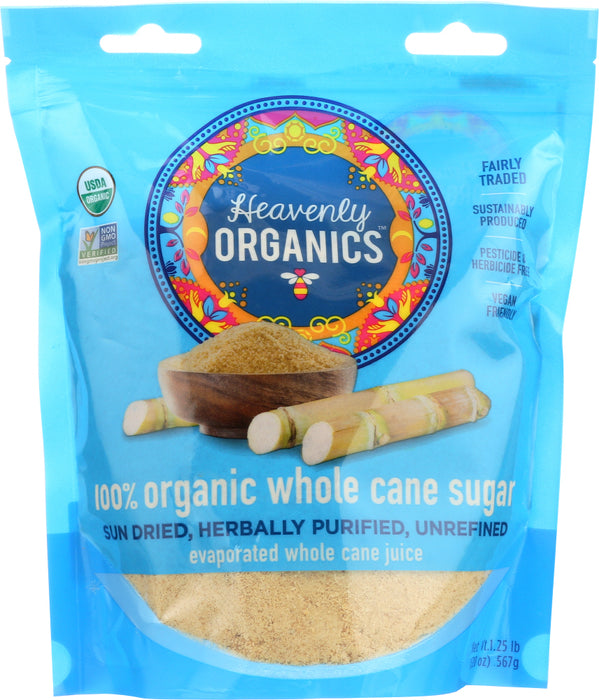 HEAVENLY ORGANICS: Organic Sugar, 20 oz