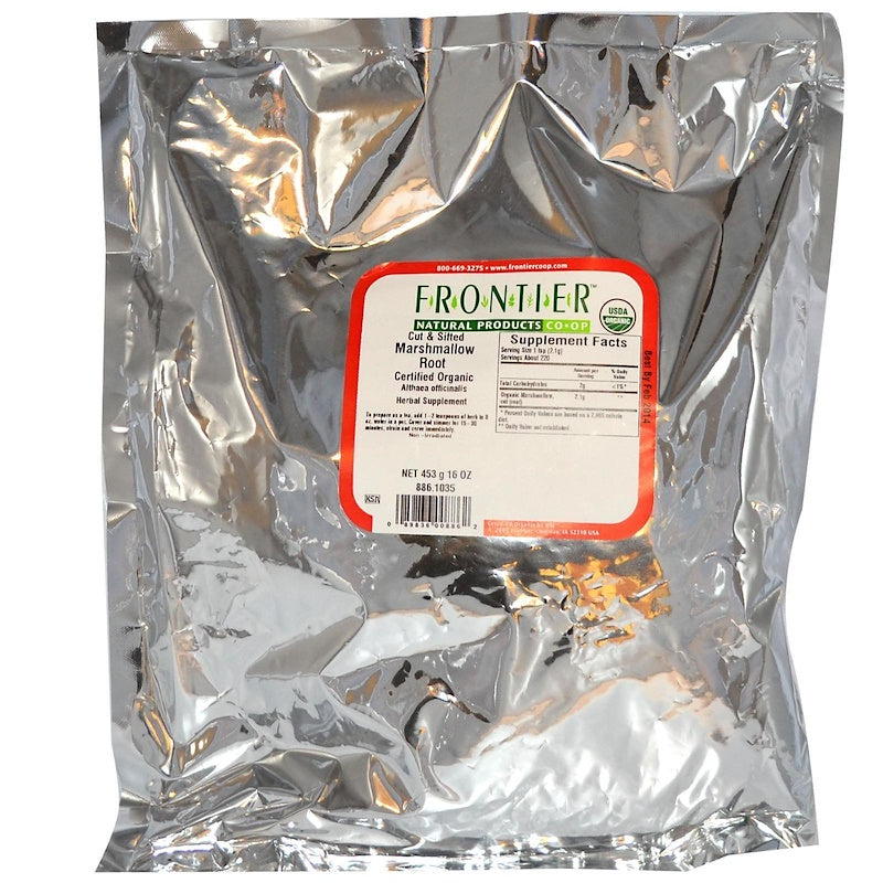 FRONTIER HERB: Marshmallow Root Cut and Sifted Organic, 16 oz - No Brand For Less