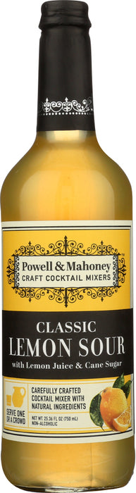 POWELL & MAHONEY: Lemon Sour with Bitters Vintage Original Cocktail Mixer, 750 ml