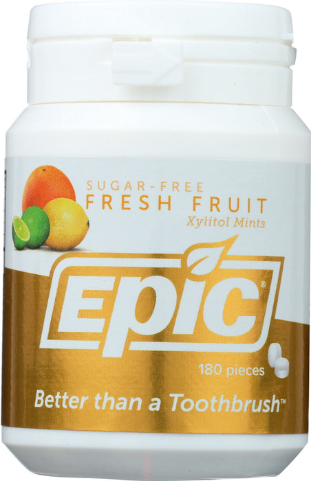 EPIC DENTAL: Fresh Fruit Xylitol Mints, 180 pc