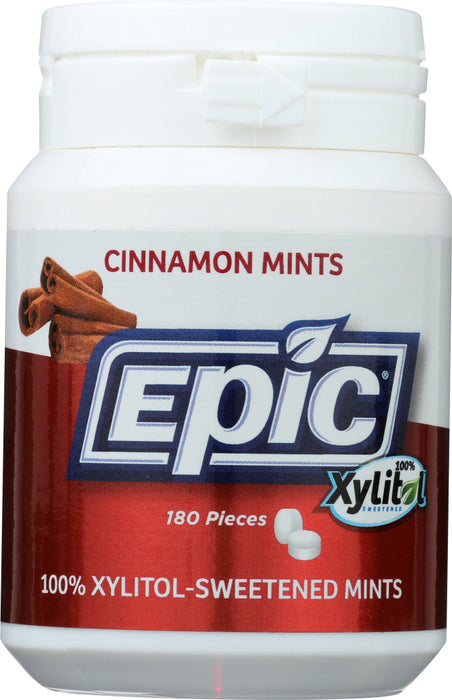 EPIC DENTAL: Cinnamon Xylitol Mints, 180 pc