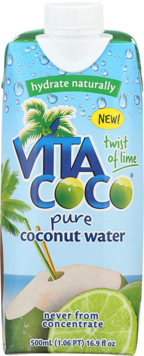 VITA COCO: Coconut Water Pure Lime, 500 ml