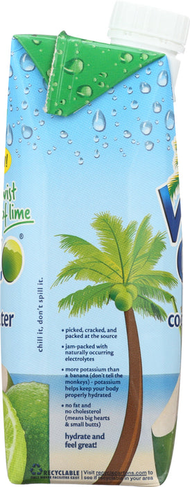 VITA COCO: Coconut Water Pure Lime, 500 ml