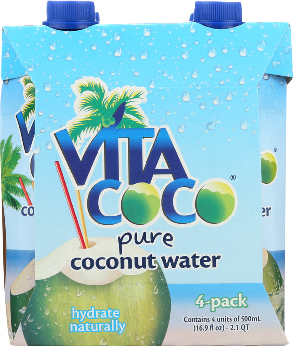 VITA COCO: Coconut Water Original 4pk, 500 ml