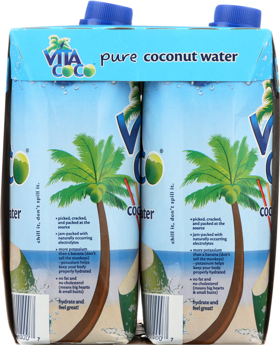 VITA COCO: Coconut Water Original 4pk, 500 ml