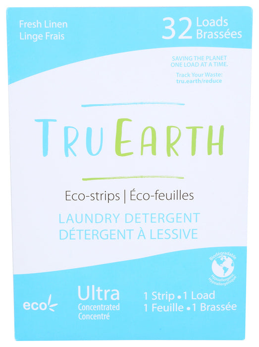 TRU EARTH: Laundry Detergent Fresh Linen, 32 ea