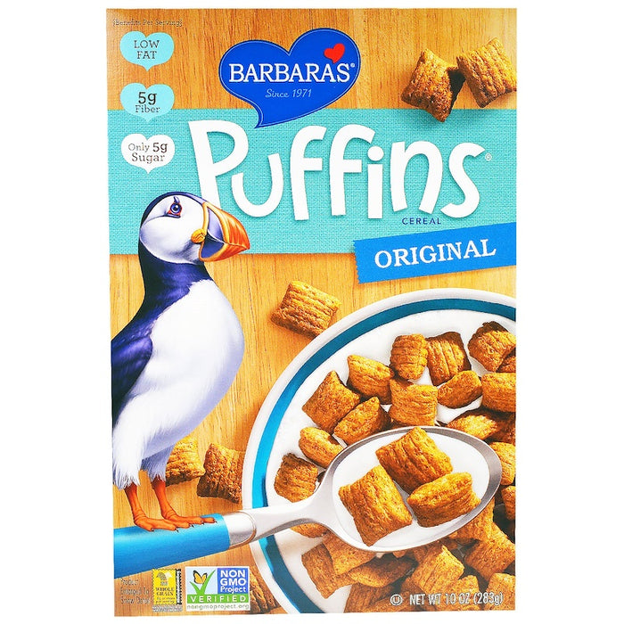 BARBARAS: Original Puffins Cereal, 10 oz
