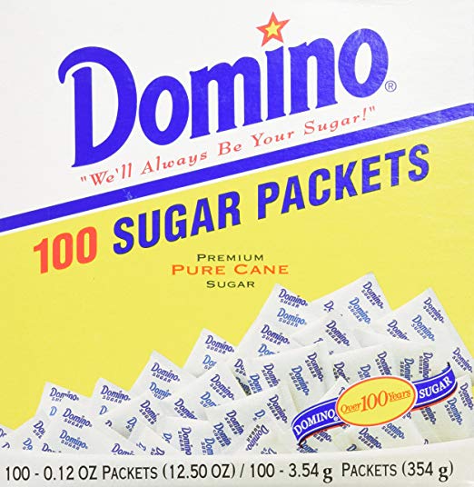 DOMINO: Sugar Packet 100 Packets, 12.5 oz