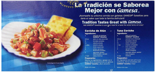 GAMESA: Crackers Saladitas Mini Pack, 18.6 oz - No Brand For Less 
