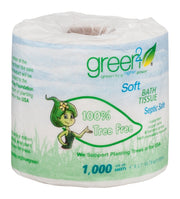 GREEN2: 1000 Sheets Tree Free Bathroom Tissue, 1 ea - No Brand For Less