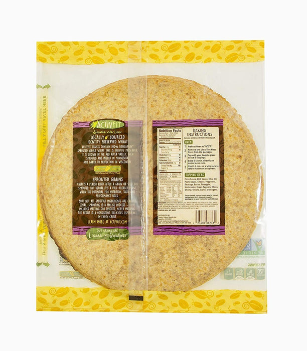 ACTIVFIT: Ultra Thin Pizza Crust Sprouted Grain, 14.25 oz