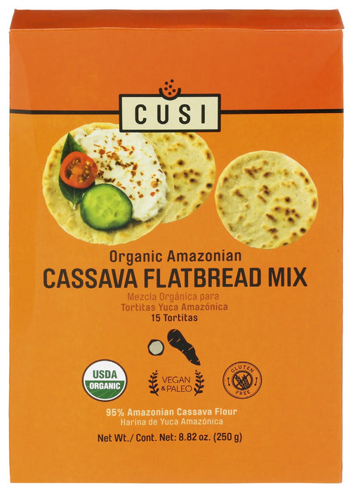 CUSI WORLD: Amazonian Cassava Flatbread Mix, 8.82 oz