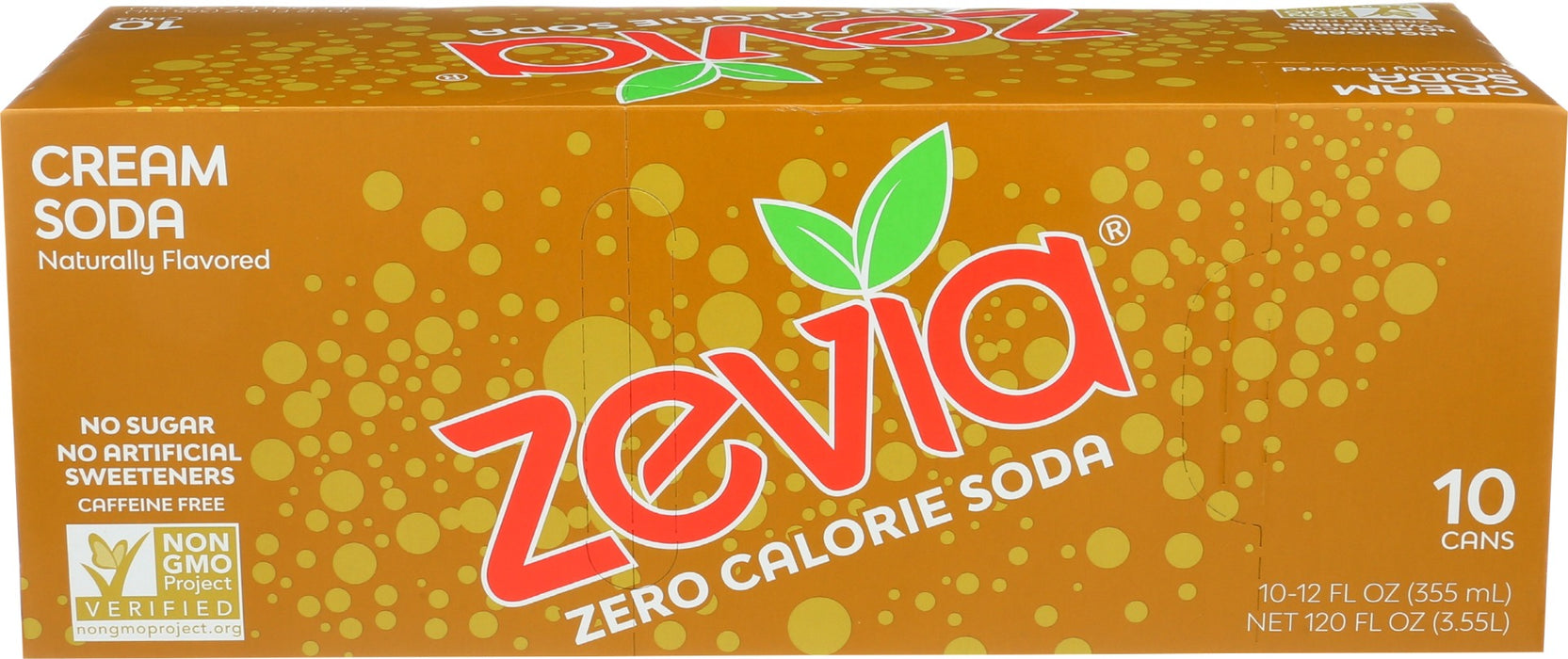 ZEVIA: Cream Soda 10Pack, 120 fo