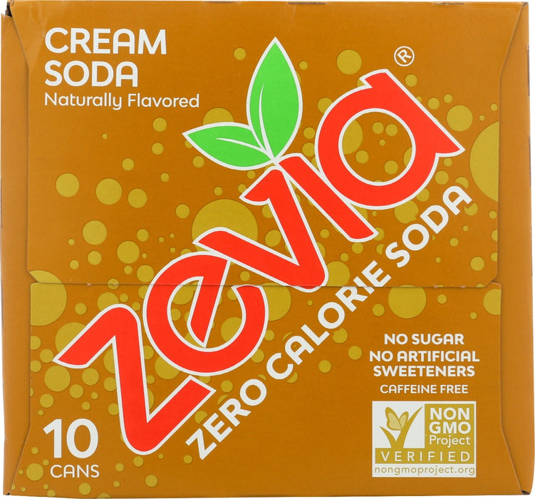 ZEVIA: Cream Soda 10Pack, 120 fo