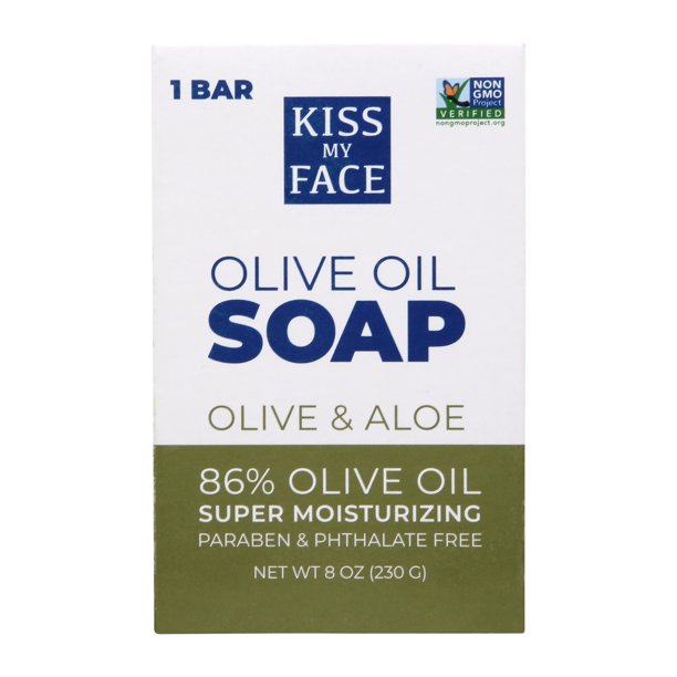 KISS MY FACE: Soap Bar Olive & Aloe, 8 oz
