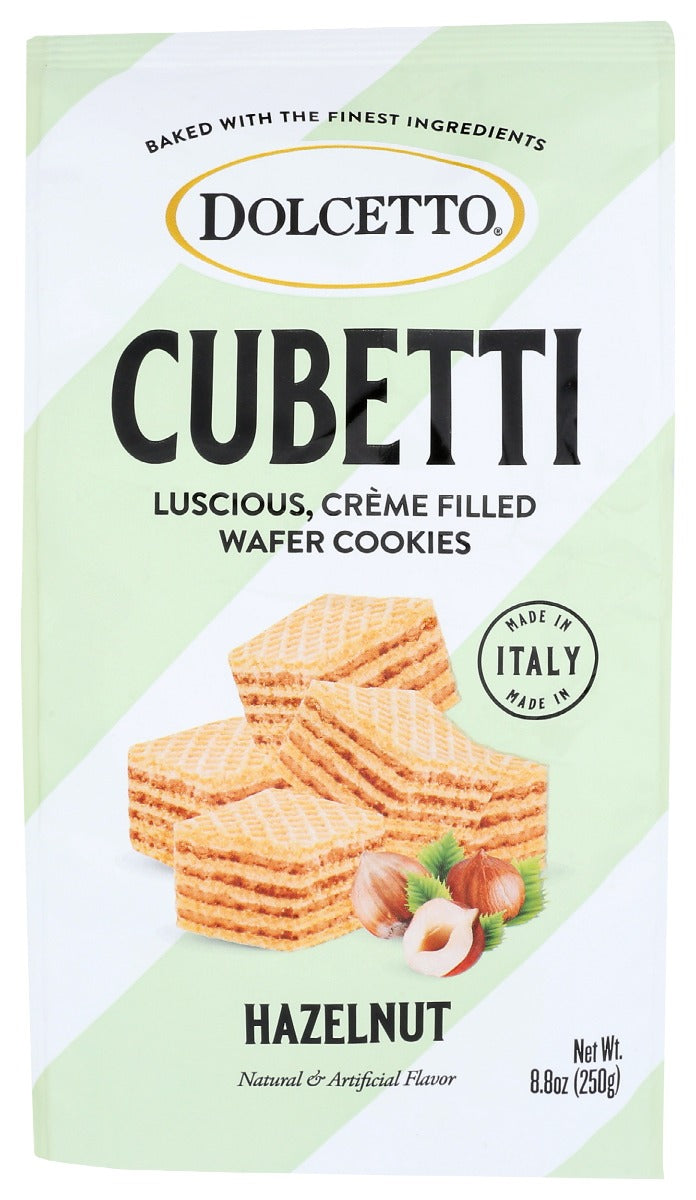 DOLCETTO: Cubetti Hazelnut Wafer, 8.8 oz - No Brand For Less 