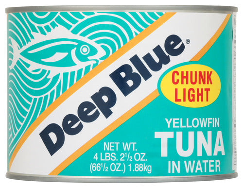 DEEP BLUE: Yellowfin Tuna Chunk Light, 66.5 oz - No Brand For Less